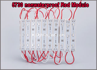China SMD Led Module 3 Leds Red 5730 DC12V Waterproof LED For Backlighting Advertising Board Display Window supplier