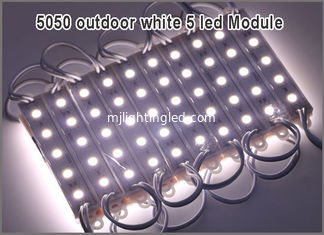 China SMD 5050 LED module waterproof LED back light module for sign letters DC12V 1.2W 5 led 75mm*12mm 20pcs/string supplier