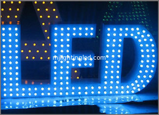China High quality 5V LED lighting letters 9mm dot light  bright led lamp for outdoor signage 50pcs/string supplier