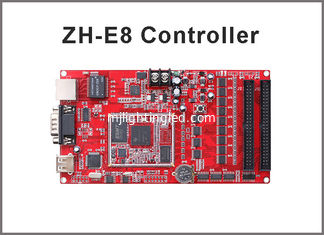 China ZH-E8 LED display control system Network+USB+RS232 Port 256*4096,512*2048 Pixels Single &amp; Dual color module control card supplier