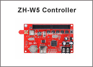 China ZH-W5 Wifi led control card usb support 128*1280,256*640 pixels led monochrom,rgb,dual panel control system supplier
