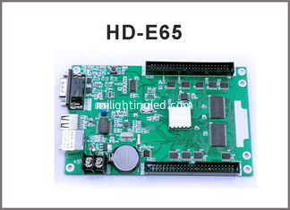 China LED control system HD-E65 HD-E43 LAN controller for single color & dual color led display sign supplier