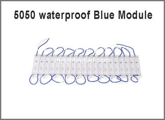 China 5050 SMD Led Light Module For Sign Letter DC12V 3led 5050 Waterproof Advertising Lamp Backlighting Bule Color supplier
