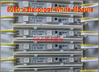 China 20pcs LED Module 5050 3 LED Superbright SMD Led Waterproof DC 12V Yellow For LED Sign Shop Banner LOGO supplier
