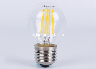 China G45 Filament LED bulb light  220V clear/milky glass LED incandescent bulbs for indoor lightings supplier