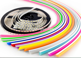 China LED Split Neon Light Silicone Light Pipe 12V Flexiable Led Strip Light for making Neon Signs supplier