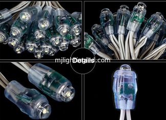 China 9mm LED Pixel Module Chain White Color 5V/12V Dot Light For Shop Letters Sign supplier