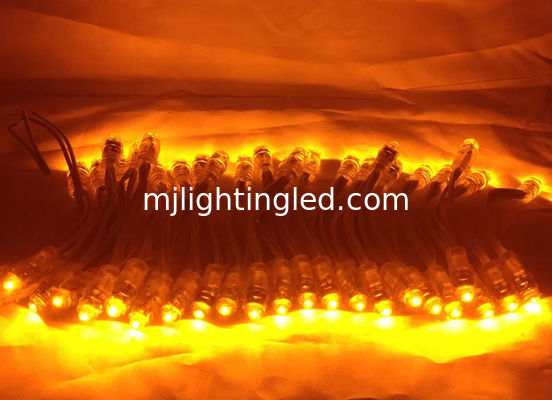 China 5V 9mm Led Pixel String Yellow Color 0.1W Outdoor Lighting Signs supplier