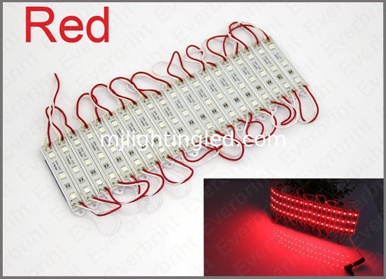 China CE ROHS Waterproof 12V 5050 SMD LED Module Red Color For Outdoor Sign supplier