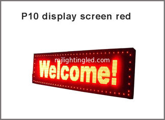 China Semioutdoor LED P10 Panel DIP RED LED Modules 320*160mm 32*16 pixels P10 LED module supplier
