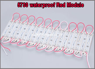 China 3 light 5730 led module light waterproof outdoor led backlight red modules supplier