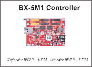 China BX-5M1 led module controllers 64*512 pixel single/dual color control card LED for p10 led sign display screen message supplier