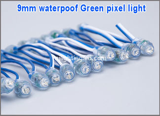 China LED bombilla bulb backlight LED pixel light module for sign 9mm 0.1W RGB IP68 waterproof supplier