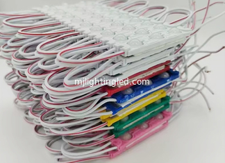 China 6011 3leds LED Module 12V 2835  1.5W High Brightness For Light Box Advertising Letter Sign Injection Molded Lens Light supplier