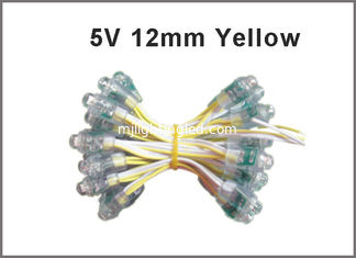 China 5V Yellow 12mm led pixel module dot light Christams led light advertising signs supplier