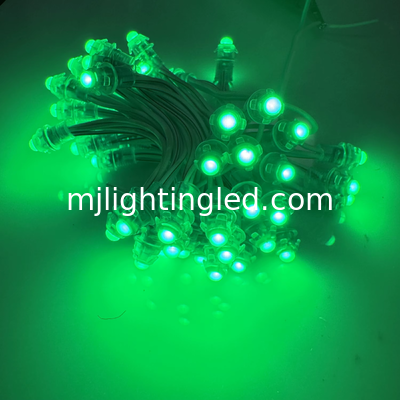 China 9mm LED Module String Light 5V Green Color Led Light 50pcs/String Waterproof IP67 For Advertising Letters supplier