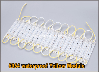 China 5730 LED Module DC12V 3leds Waterproof Outdoor Light Backlight For Billboard Yellow Color High Lumens supplier