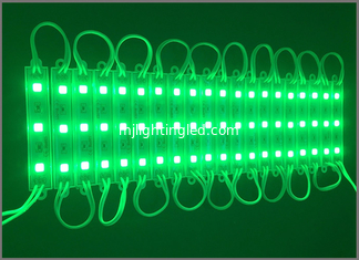 China 5730 3 LEDs Led Module 12V  Waterproof IP65 120 Degree Green Color Modoles For LED Sign Shop Banner supplier