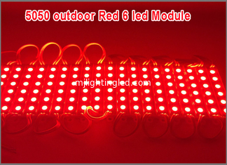 China 5050 LED Module SMD 6 chips DC 12V Waterproof IP68 3D LED Sign Backlight Modules Advertising Light Box Modules supplier