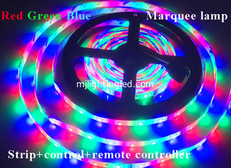 China 2835 LED Strip Light 12V RGB Marquee Lamp Red Green Blue Colorchange Strip Light For KTV Decoration supplier