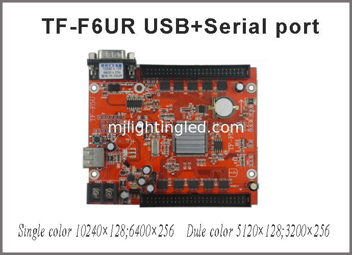 TF-F6UR USB+Serial Port LED Control Card 10240*128pixels Support Single ...