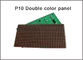 Double color P10 led module semi-outdoor 32X16 pixel dot 1/4 scan for led screen p10,dule color p10 led panel supplier