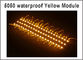 Super Bright Waterproof 20pcs/lot SMD 5050 3 LED Modules yellow color IP65 Led lamps DC12V For Billboard supplier