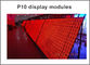P10 running Message board LED display panel red Semi outdoor 32*16pixels Advertising media billboard screen digital sign supplier