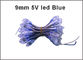 5V 9mm led  node string 50pcs/roll digital blue color waterproof ip68 led lights for outdoor advertising letters sign supplier