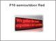 led display screen board p10 single red Semioutdoor led moving sign 32*16 led dispaly module led advertising sign supplier
