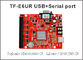 TF-E6UR LED display control card support 1600 P10 modules seven color plate programmable controller cards supplier