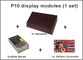 32*16 pixel LED module P10 Semioutdoor single red 320*160mm led display module led running text led sign supplier