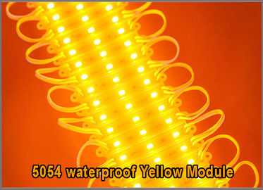 Waterproof 12V LED Module yellow Lamp Advertising Lighting 5054 SMD 3 Leds Sign Led Backlights For Shop Fascia Signs supplier