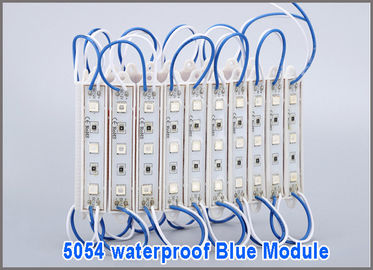 20 pcs/Lot 5054 Blue LED Modules IP68 lighting modoles DC 12V SMD 3 Leds Sign Led Backlights For Channel Letters supplier