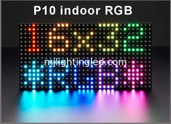 Indoor P10 SMD Fullcolor Display Module Light Interior Wall Large LED Display Screen supplier