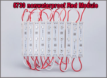 5730 Smd Led Module 3leds DC12V Red Waterproof IP67 For Led Channel Letter Outdoor Decoration  Warranty 2 Years supplier