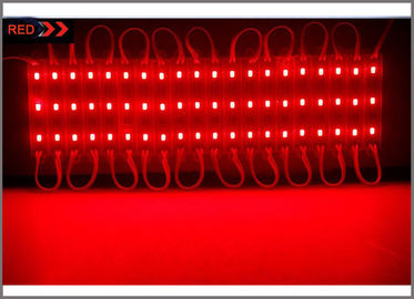 5730 smd led module 3leds DC12V Red waterproof IP67 for led channel letter outdoor decoration  warranty 2 years supplier