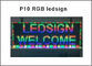 P10 RGB LED Display Module Panel Window Sign Shop Sign P10 32X16 Matrix Programmable video display screen supplier
