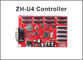 ZH-U4 display control card USB+RS232 4xhub08 8xhub12 for for P10 single &amp; dule color advertising led sign supplier