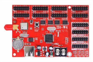 ZH-W4 led wifi controller card 800*128 pixels with USB port for p10 module panel led moving programble sign supplier