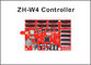 ZH-W4 led wifi controller card 800*128 pixels with USB port for p10 module panel led moving programble sign supplier