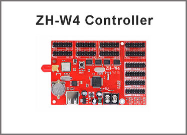 ZH-W4 led wifi controller card 800*128 pixels with USB port for p10 module panel led moving programble sign supplier