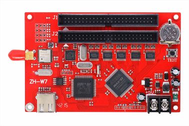 ZH-W7 WIFI led controller card 2048*256 pixels asynchronous led control system for single ,dual,full color led screen supplier