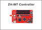 ZH-W7 WIFI led controller card 2048*256 pixels asynchronous led control system for single ,dual,full color led screen supplier