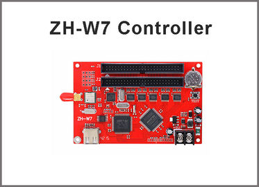 ZH-W7 WIFI led controller card 2048*256 pixels asynchronous led control system for single ,dual,full color led screen supplier