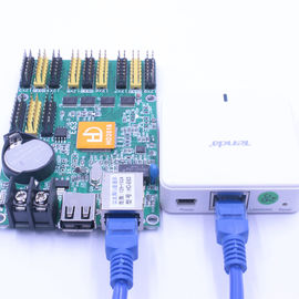 HD-E63(HD-E41) Ethernet display controller network +USB communication control system for LED display signs supplier