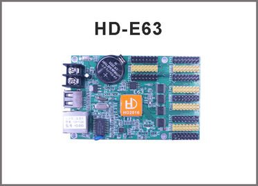 HD-E63(HD-E41) Ethernet display controller network +USB communication control system for LED display signs supplier