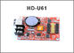 Huidu led controller card HD-A40 HD-U61 single/dual color display LED control card p10 led module outdoor led sign supplier