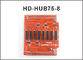 Hub75b hub75 adapter pinboard card extender convert 50pin port to 8* hub75 rgb led dsiplay module led controller supplier