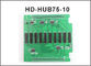 Hub75 Conversion Card Adapter with 10*Hub75 Port Support RGB Full Color LED Panel Module supplier
